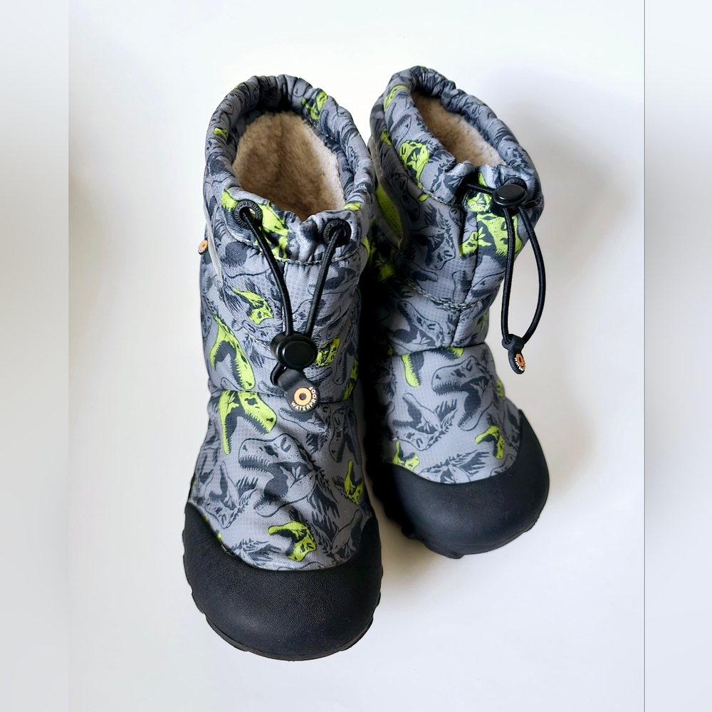 Bogs B Moc Camo Blue Green Pull On Lined Waterproof Winter Snow Boots Bo… - Picture 3 of 8
